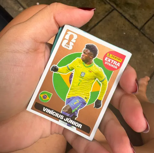 Vini jr bronze 2026 - figurinha copa 26 panini