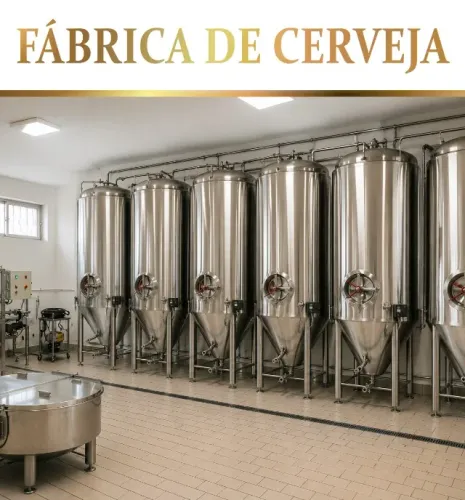 OPORTUNIDADE ÚNICA: Fábrica de Cerveja Completa Equipada pronta para operar