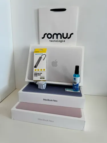 Macbook Neo 8/256Gb 13 polegadas - com brindes (Lacrado)