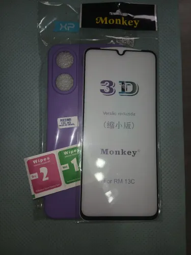 Kit Capinha e película Redmi 13c