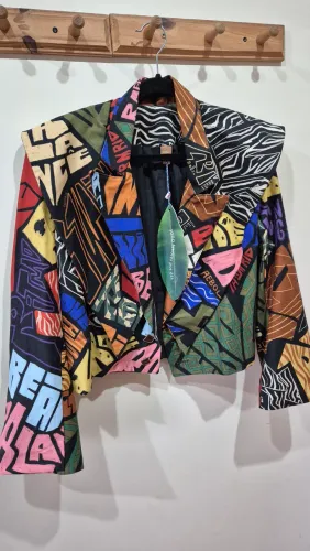 Blazer Pala Tipografico Dance FARM M