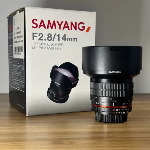 Lente Samyang 14mm F2.8 Manual (Nikon FX)
