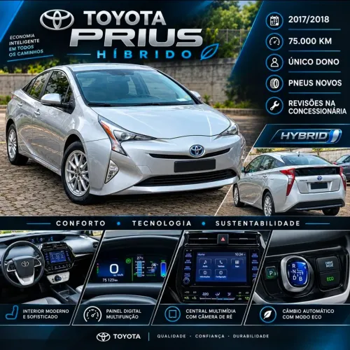 Toyota Prius Hybrid 1.8 16V 5P Aut. 2018