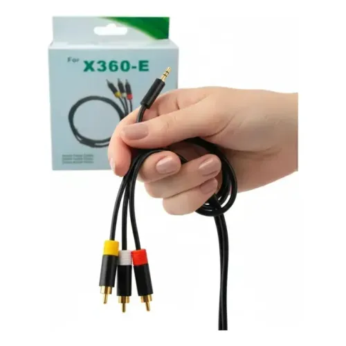 Cabo Av Componente Compatível Com Xbox 360-e Super