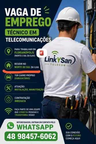 Vaga Técnico de Instalação