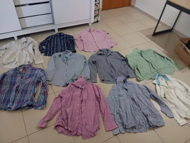 Lote camisa social masculino 30 peças