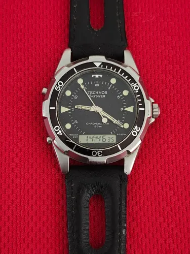 Relogio Technos Skydiver Anos 90 *Detalhe