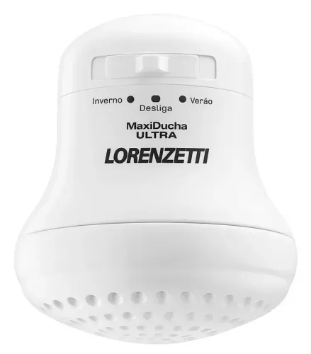 Chuveiro Maxi Ducha Ultra Branco 127v ou 220v Lorenzetti