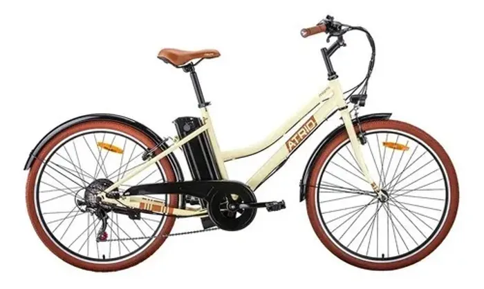 Bicicleta Elétrica Atrio Miami Bi208 Aro 26 Preto com Prata Motor 350W