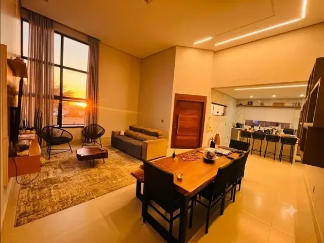 Casa Térrea Moderna à Venda no Alphaville Brasília - Residencial 2, 3 quartos