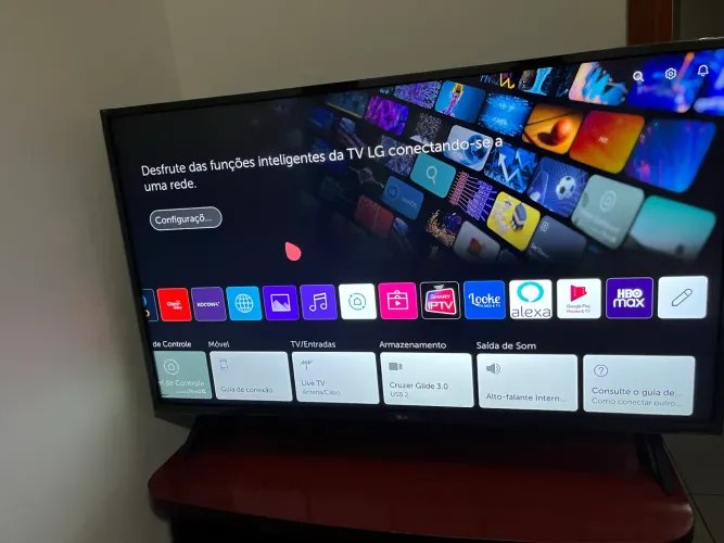 TV LG Smart 43 4K com Alexa e Google Play