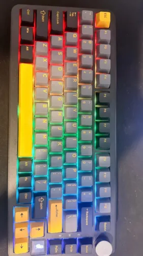 Teclado Mecânico Sem Fio Attack Shark X85pro 75% Tela Tft