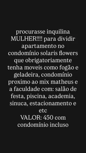 DIVIDIR APARTAMENTO NO SOLARIS
