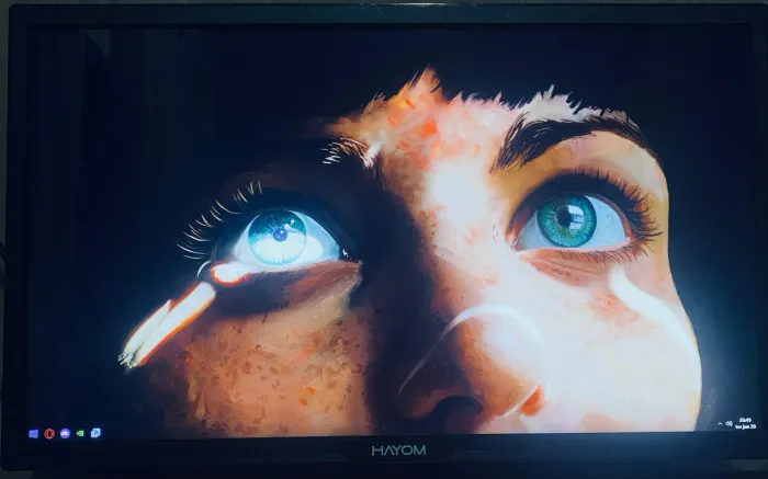Monitor hayom, 23.6 polegadas, overclocado com 80hz, full HD 1080p, HDMI, VEGA-MO6005