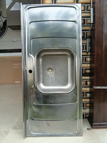 Tampo em inox para pia