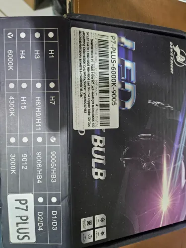 Lampada led DawnKnight p7 plus 6000k 9005/hb3