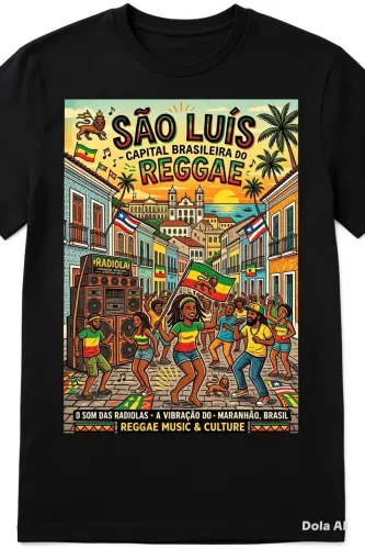 Camiseta do reggae P M G