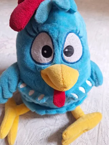 BICHO PELÚCIA GALINHA PINTADINHA 40 CM ORIGINAL USADA EM ÓTIMO ESTADO