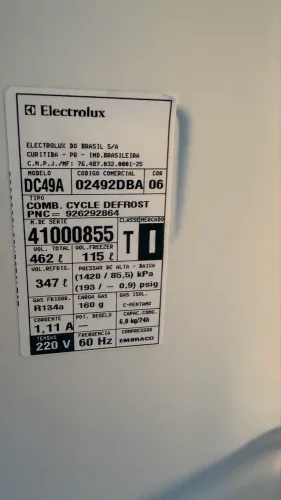 Geladeira Electrolux DC49A 462 Litros 220V - Muito Espaçosa