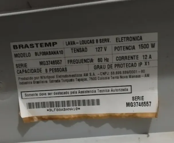 Máquina de lavar Louças Brastemp