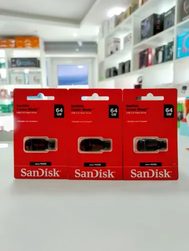 Pen Drive SanDisk Cruzer Blade 64GB USB 2.0 Atacado