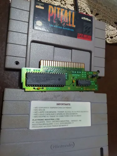 Fita pitfal super Nintendo original 