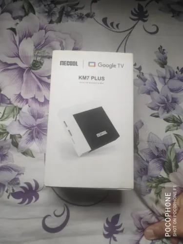 Android TV Box KM7 Plus Homologada Google/Netflix 4K - Estado de Nova