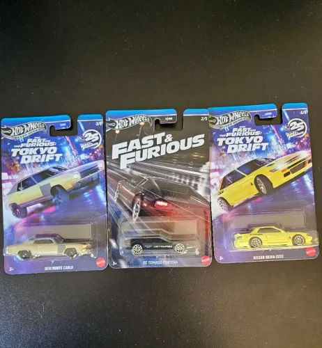 Trio Velozes e Furiosos Silver Series Hot Wheels