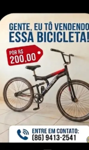 ?Bicicleta Vulcano com Amortecedor