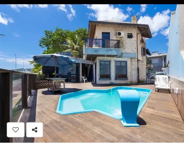 Locação Temporada Bombinhas - Casa Beira Mar