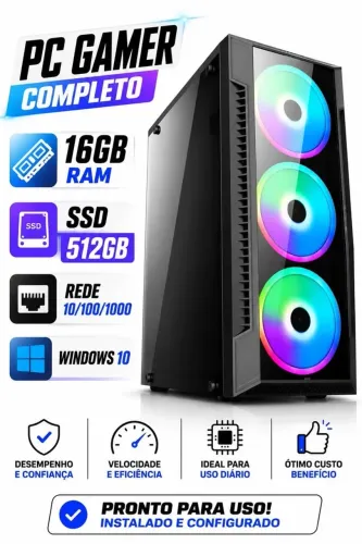 Pc Gamer Roblox I7 3770 + 500gb Ssd+ 16gb Ram 1600 mhz