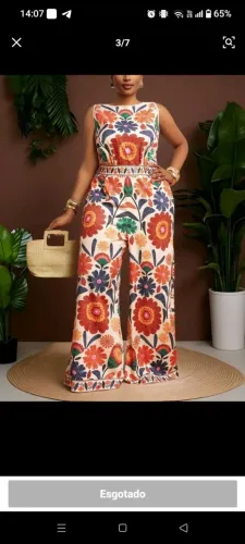 Macacão plus da shein