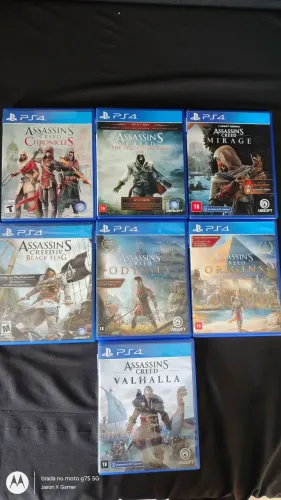 Coleção Jogos Assassins Creed PS4 