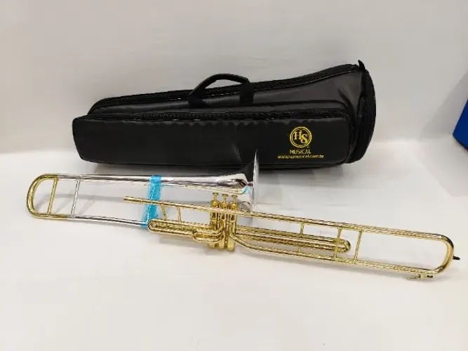 Trombone de Pisto HS Musical S760 Sib - Personalizado - Novo - Aceito trocas / Parcelo 18x