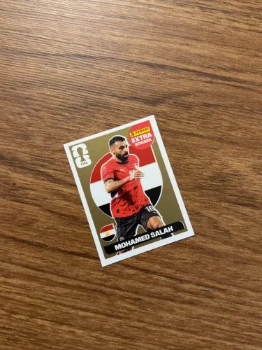 Mohamed Salah Extra Sticker Gold (Ouro)