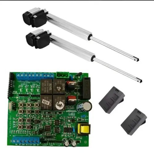 Kit Motor Pivotante Duplo  AGL PIV03 220v 75cm Controle