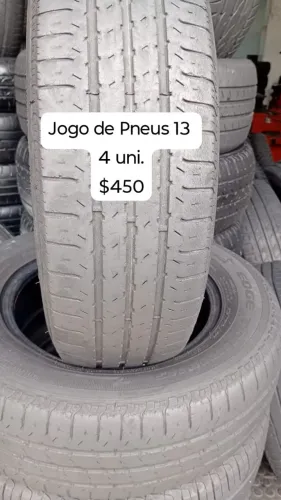 Pneus Aro 13 meia vida modelinhos que ainda dá pra usar bastante