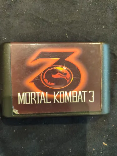 Cartucho Mega Drive Mortal Kombat 3 Fita Game
