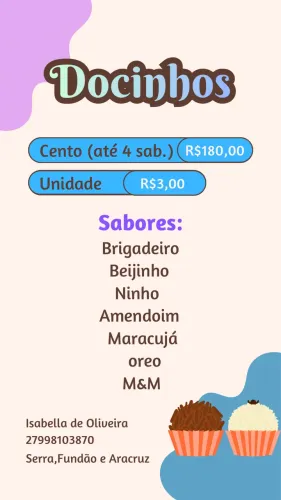 Docinhos pra Festa