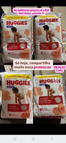 Fraldas e produtos de higiene