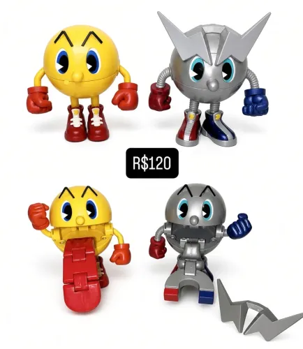 Pac-man - Ghost Grabbers Metal-pac Originais Bandai