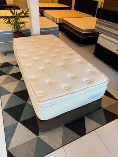 Cama box Solteiro MAXFLEX COM COLCHÃO - Entrego! 