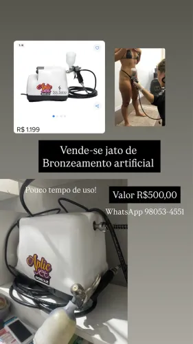 Jato de bronzeamento artificial