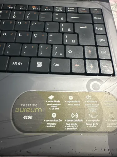 Notebook positivo 4100 retirada peça