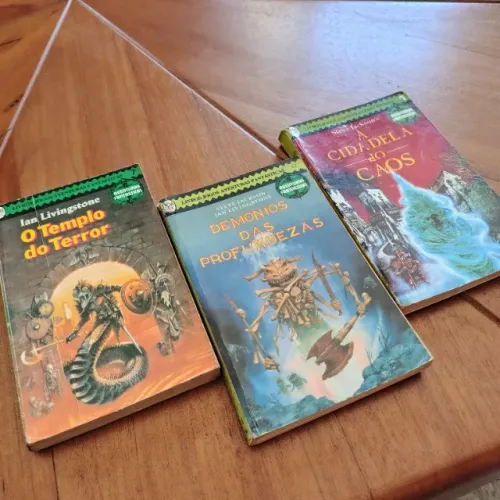 Livro Jogo Steve Jackson e Ian Livingstone, RPG - 100,00 CADA
