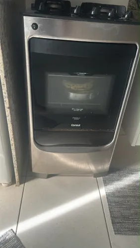 Fogão 4 Bocas Consul Inox Acendimento Automático. Ótimo estado