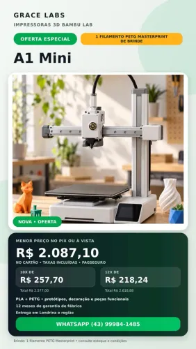 Impressora 3D bambu lab