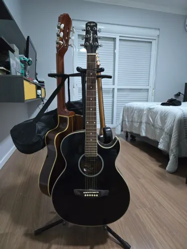 Stringberg Violão Eletroacustico - modelo AW 53c Preto