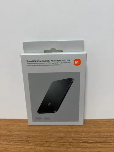 Carregador Xiaomi Magnetic 5000mah 15w Ultrafino novo original cinza