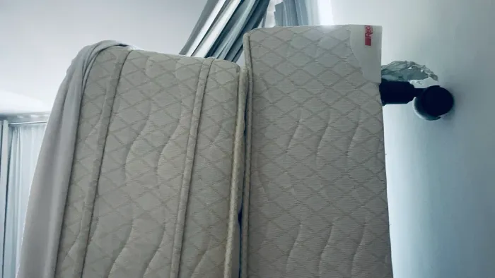 Cama box + colchão tamanha Queen Reconflex excelente estado